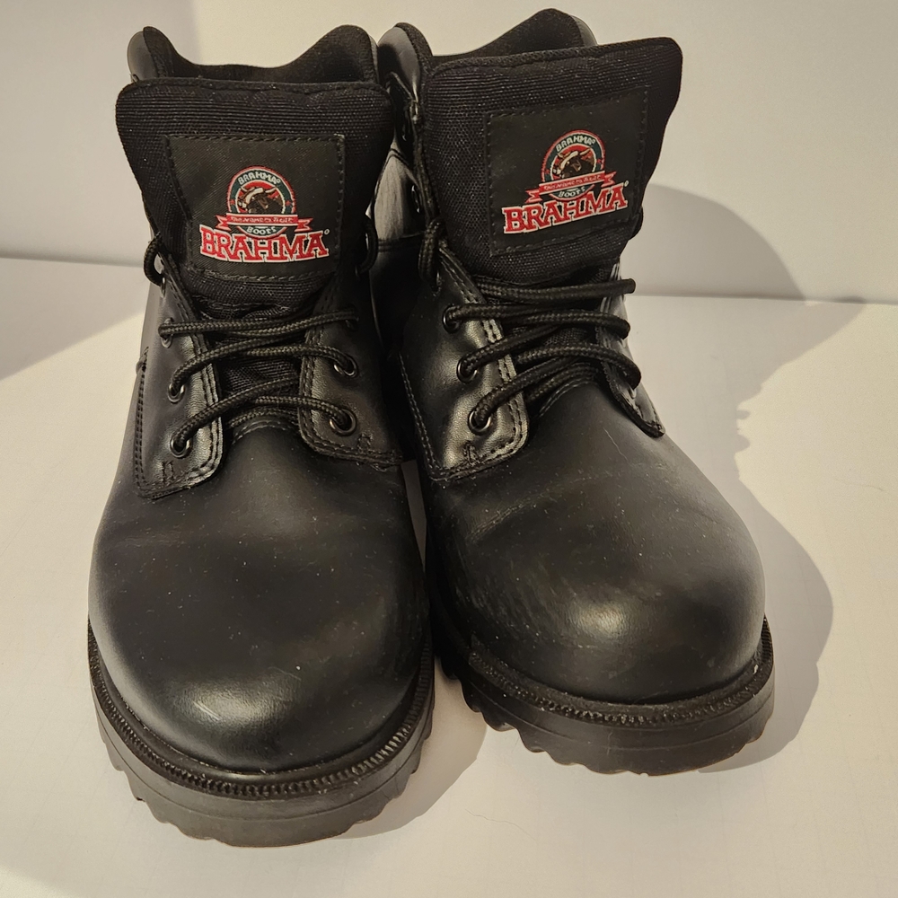 Brahma Black Work Boots 7W *Like New